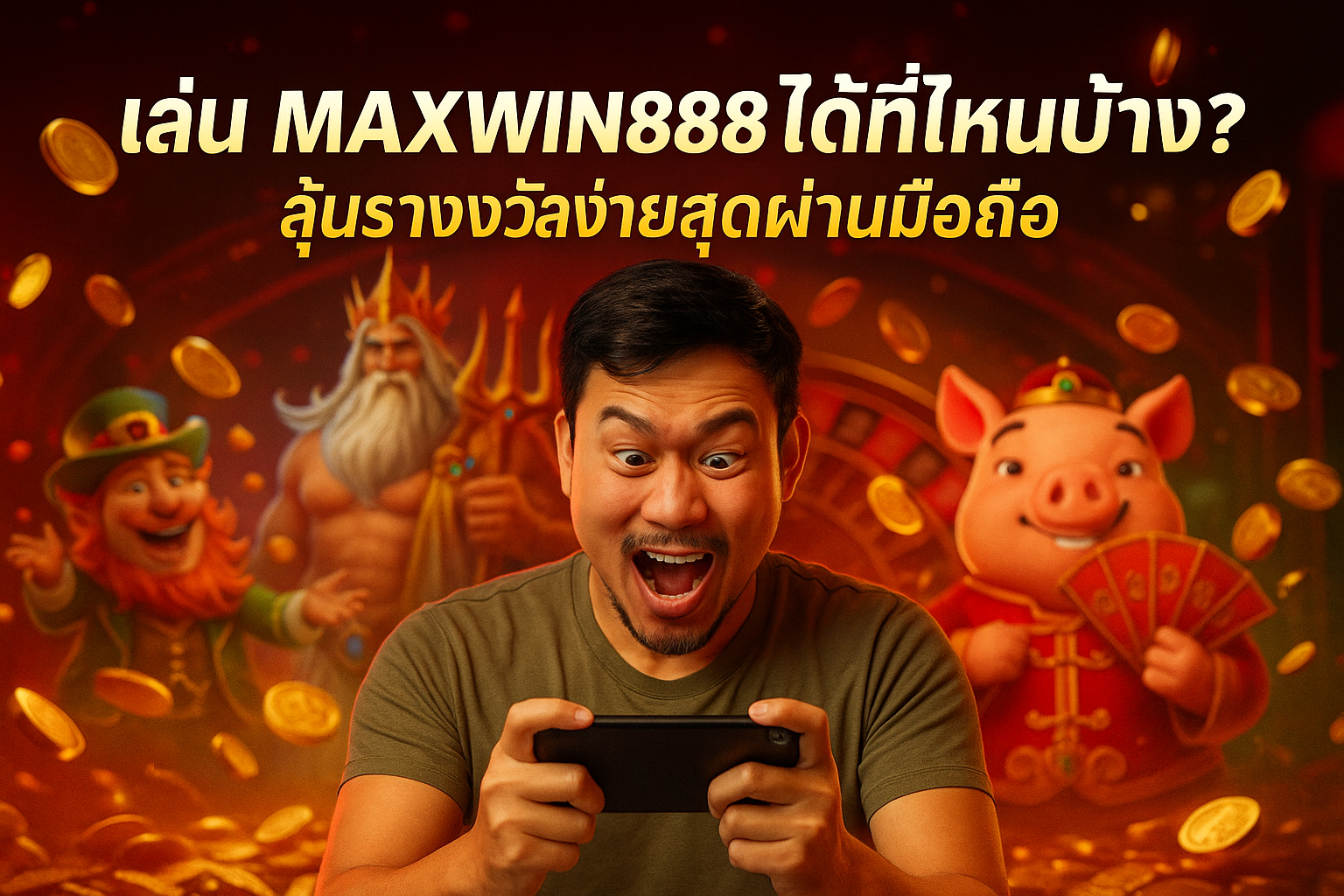 เล่น MAXWIN888 ได้ที่ไหนบ้าง? ลุ้นรางวัลง่ายสุดผ่านมือ