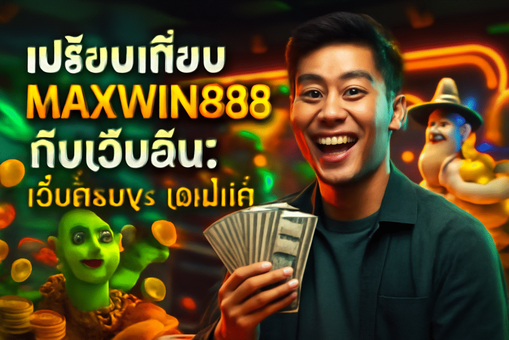 เปรียบเทียบ MAXWIN888 กับเว็บอื่น: เว็บตรง vs เอเย่นต์